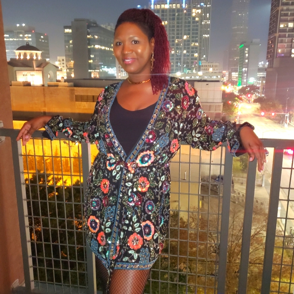 ASOS SEQUIN ROBE DRESS